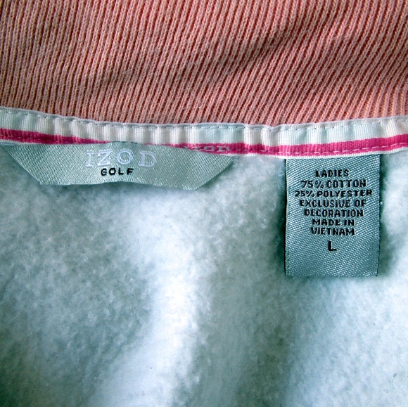 IZOD golf half zipper pullover sweater - Picture 3 of 3